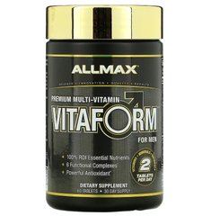 Мультивітамін преміум-класу для чоловіків ALLMAX Vitaform, 60 таблеток., AMX-20214