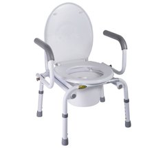 Крісло-туалет з відкидними підлокітниками A8900AD, NOVA
