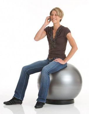 М'яч для фітнесу Togu Powerball Premium ABS Maternity, діам. 55см, сірий