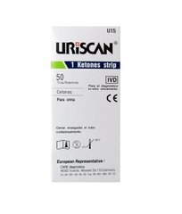 Тест-смужки Uriscan для визначення ацетону в сечі (U 15)