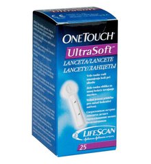 Ланцети One Touch Ultra Soft 25 шт.