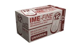 Иглы IME-Fine для инсулиновых шприц-ручек 12 мм., 100 шт.