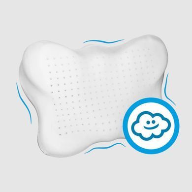 Мягкая ортопедическая подушка с эффектом памяти Olvi "Butterfly Soft" 59х39х14см J2539S
