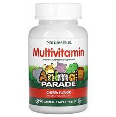 Мультивитамины для детей Animal Parade Gold со вкусом вишни, Nature's Plus, (60 шт.)