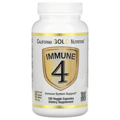 Immune 4, средство для укрепления иммунитета, California Gold Nutrition, (180 капсул)