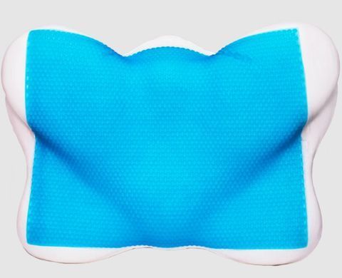 Ортопедическая подушка с эффектом памяти и гелевой вставкой Olvi "Butterfly Gel" 59х39х14см J2539G