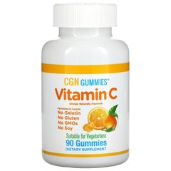 Жевательные таблетки с витамином C California Gold Nutrition, 90 шт.
