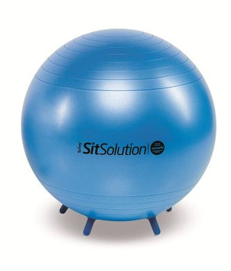 М'яч Sitsolution LEDRAGOMMA Maxafe, діам. 65 см, синій