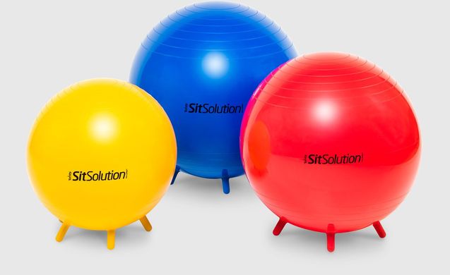 М'яч Sitsolution LEDRAGOMMA Standard, діам. 45 см, жовтий