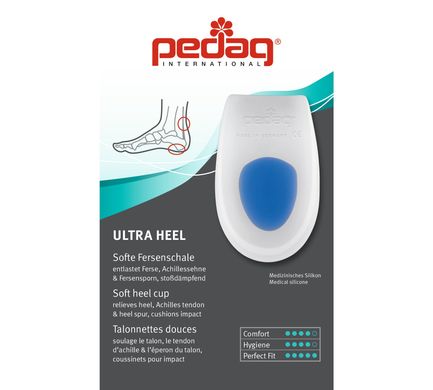 Гелевый подпяточник с бортиками Ultra Heel, PEDAG, 174