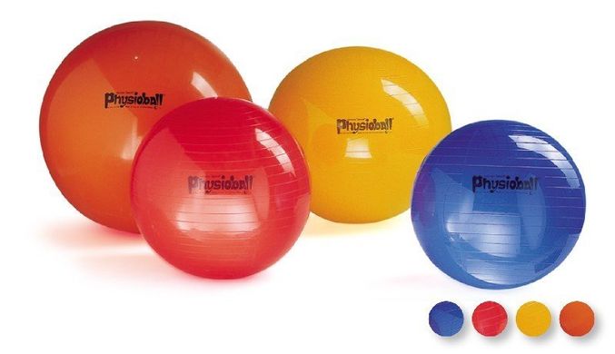 М'яч Physioball LEDRAGOMMA Standard, діам. 95 см, червоний