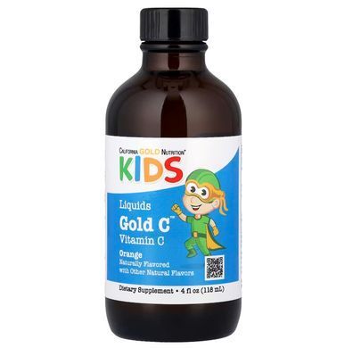 Рідкий вітамін С для дітей California Gold Nutrition, 118 мл, CGN-01099