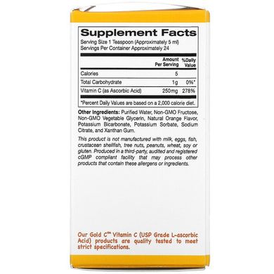 Жидкий витамин С для детей California Gold Nutrition, 118 мл, CGN-01099