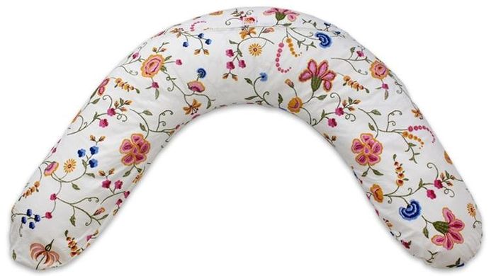 Наволочка на подушку Лежебока серии "Classik" с рисунком «Весенние цветы»