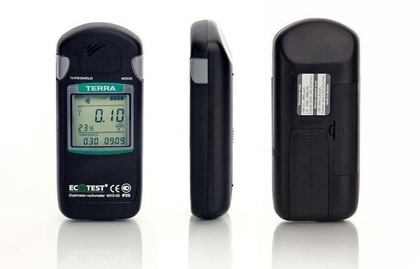 Дозиметр-радиометр ТЕРРА с Bluetooth каналом Еcotest МКС-05