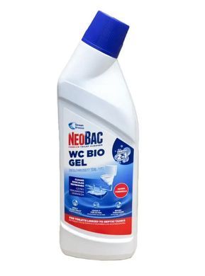 БіоГель для WC Bio NeoBac, 750 мл, 2 в 1 Океан, 750нео