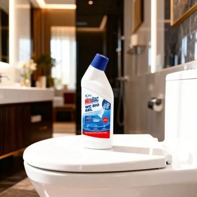 БіоГель для WC Bio NeoBac, 750 мл, 2 в 1 Океан, 750нео