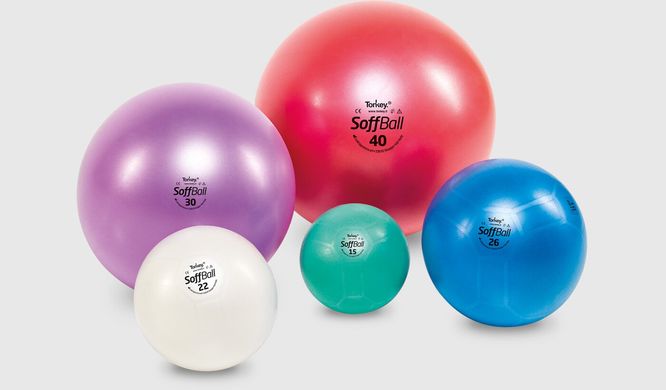 М'яч Soffball LEDRAGOMMA Maxafe, діам. 22 см, фіолетовий