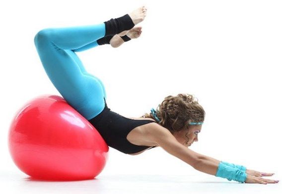 Мяч для фитнеса Togu Powerball ABS, диам. 35см, красный