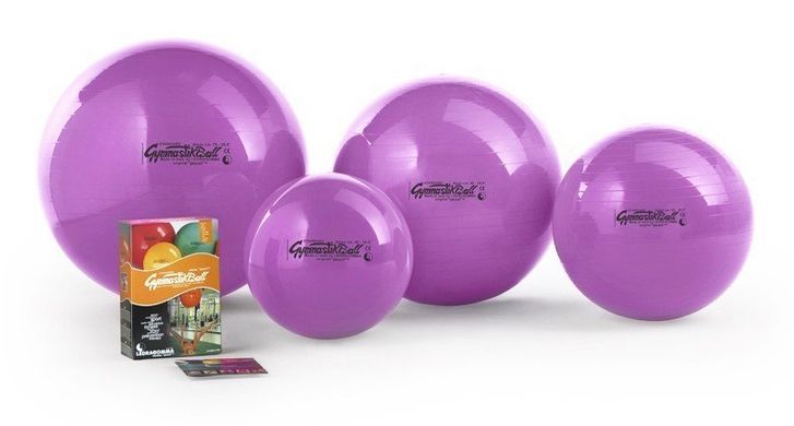 М'яч Gymnastik Ball LEDRAGOMMA Standard, діам. 42 см, фіолетовий