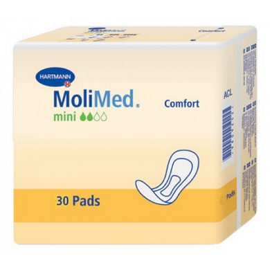 Урологічні прокладки MoliMed Comfort Mini, 30шт., 290мл., Hartmann, 168106