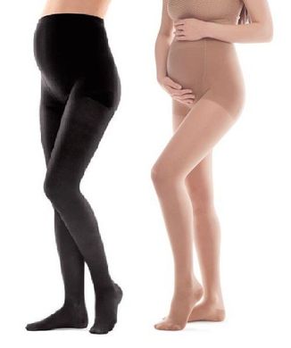 Колготи Tiana для вагітних (профілактичні), закритий носок, чорний, 40 ден, 2