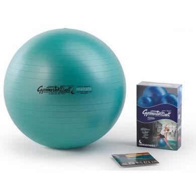 Мяч Gymnastik Ball LEDRAGOMMA Maxafe, диам. 75 см, зеленый