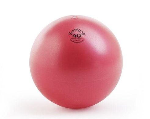 М'яч Soffball LEDRAGOMMA Maxafe, діам. 40 см, червоний