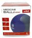 Медбол LiveUp Medicine Ball, діам. 21,6 см, сіро-синій