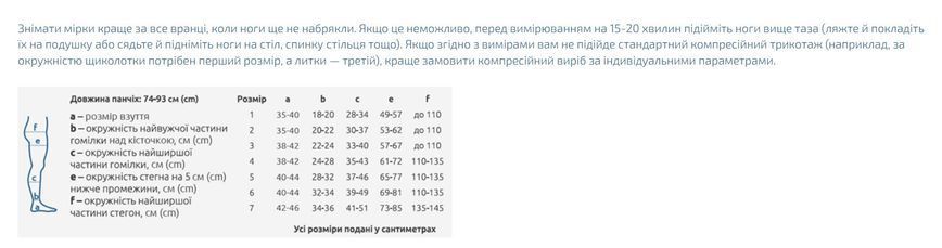 Моночулок антиварикозний medical care, закритий носок, 2 клас компресії Алком 00412, лівий, бежевий, 1