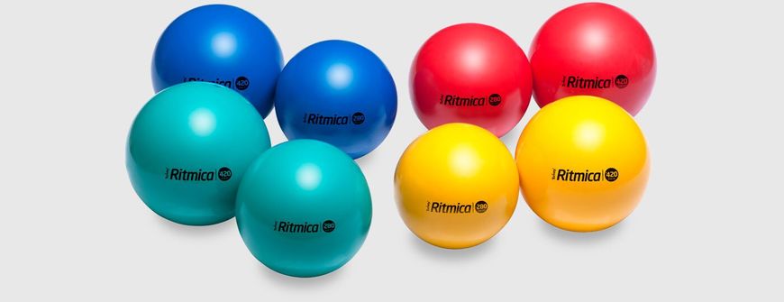 М'яч Ritmica LEDRAGOMMA, діам. 17,5 см, синій