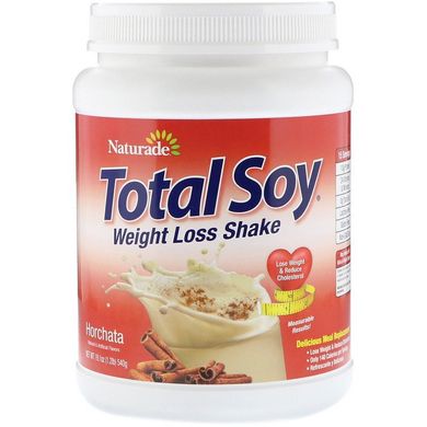 Total Soy, коктейль для схуднення, Naturade, кориця, 540 г., NAD-02324