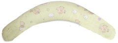 Наволочка для подушки Лежебока для беременных и отдыха "Relax" с рисунком «Звёздочки на салатовом»