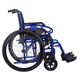 Інвалідна коляска OSD Millenium ІІІ з санітарним обладнанням, ширина 43 см, блакитна OSD-STB3+WC