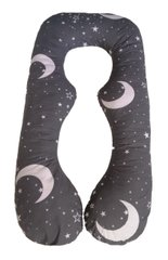 Подушка Лежебока для вагітних "Вісімка" з малюнком «Темна ніч»