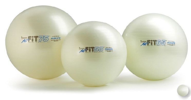 М'яч Hi-Fit LEDRAGOMMA Maxafe, діам. 75 см, перлинний