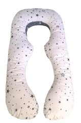 Подушка Лежебока для вагітних "Вісімка" з малюнком «Біла ніч»