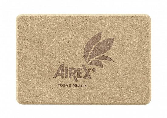 Йога блок из коркового дерева Airex Yoga Eco Cork block Airex, пробковый