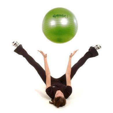 М'яч Gymnastik Ball LEDRAGOMMA Maxafe, діам. 65 см, яскраво зелений