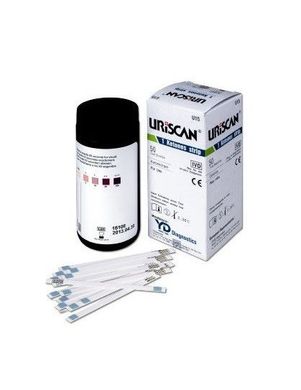 Тест-смужки Uriscan для визначення ацетону в сечі (U 15)