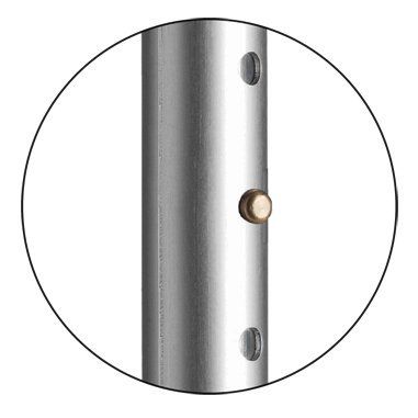 Подлокотный костыль «Klassiker» с эргономической рукояткой, телескопический, цвет серый Ossenberg 220DKGr