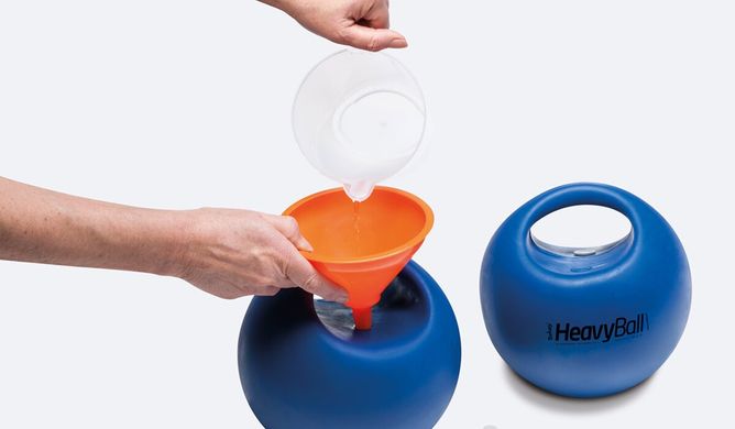 Гантеля-мяч Heavyball LEDRAGOMMA, пара, синий