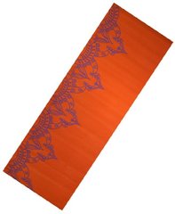 Коврик для йоги LiveUp PVC Yoga Mat with print, оранжевый