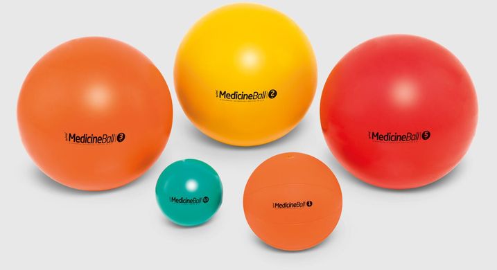 Мяч Medicineball LEDRAGOMMA , 3 кг, диам. 33 см, оранжевый