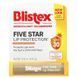 Blistex, Five Star Lip Protection, защитное средство для губ и солнцезащитное средство, SPF 30, 4,25 г, BTX-00223