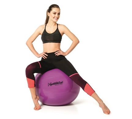 Мяч Gymnastik Ball LEDRAGOMMA Standard, диам. 42 см, фиолетовый