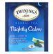 Twinings, Ароматизований трав'яний чай, Nightly Calm, без кофеїну, 20 чайних пакетиків, TWN-18346