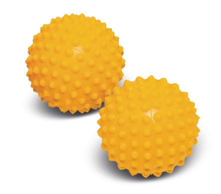 Мяч Activa Small LEDRAGOMMA , пара, диам. 9 см, желтый