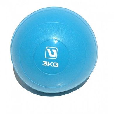 Медбол LiveUp Soft Weight Ball, блакитний