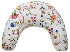 Подушка Лежебока для годування з малюнком «Весняні квіти»